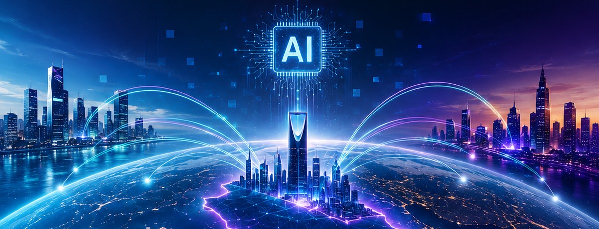 Riyadh Saudi Arabia AI strategy skyline